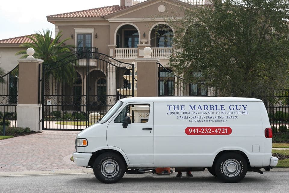 Professional marble polishing and stone restoration services