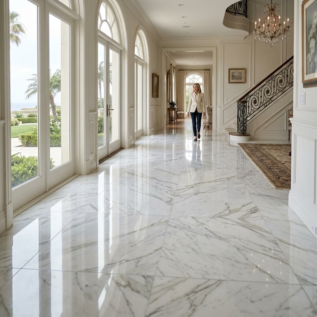 Restoring Elegance in Newport Beach: Inside EK Marble's Premium Stone Polishing
